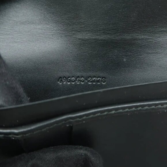 100% Authentic GUCCI Courrier Black Canvas Wallet 437-083024 - Picture 12 of 12
